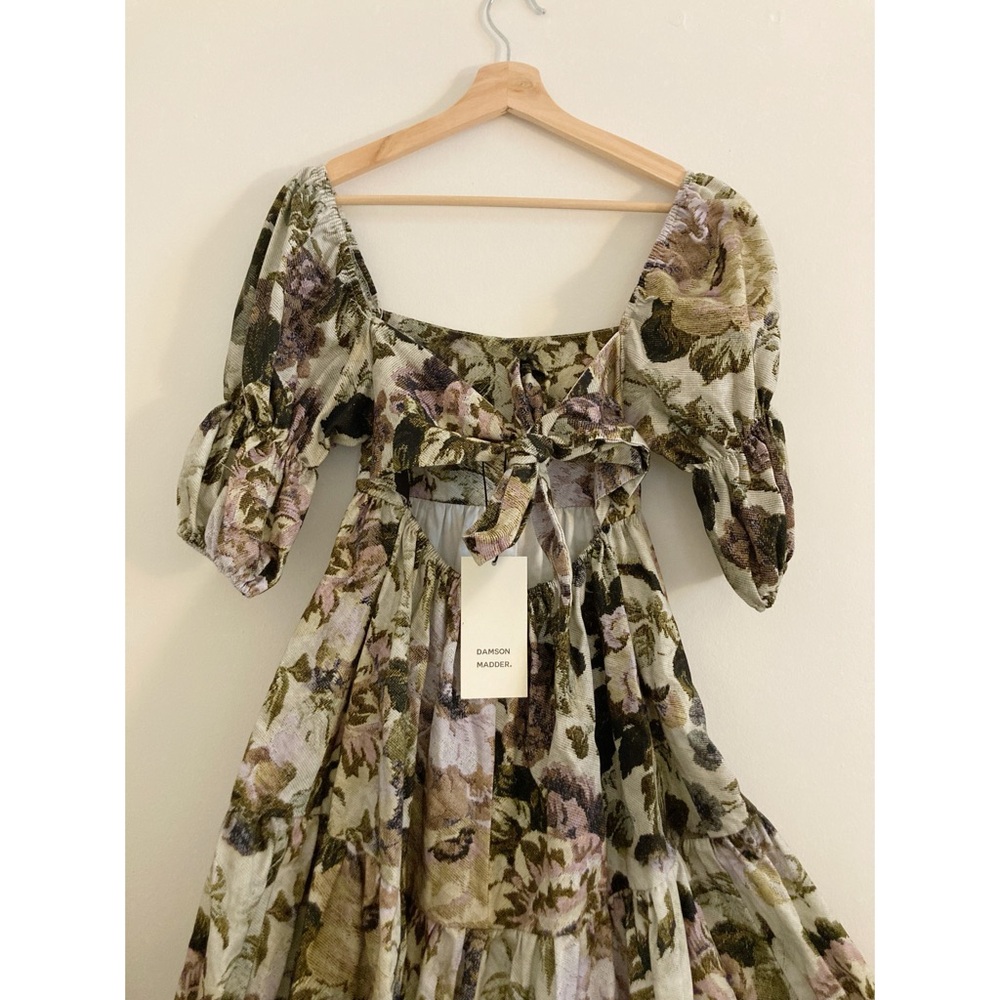 Floral Puff Sleeve Dress - Picture 2 of 2